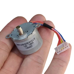 24BYJ48 DC 12V Micro Gear Stepper Motor Mini 24mm 2-Phase 6-Wire Gear Redcution Stepping Motor DIY Air Conditioning Swing Motor