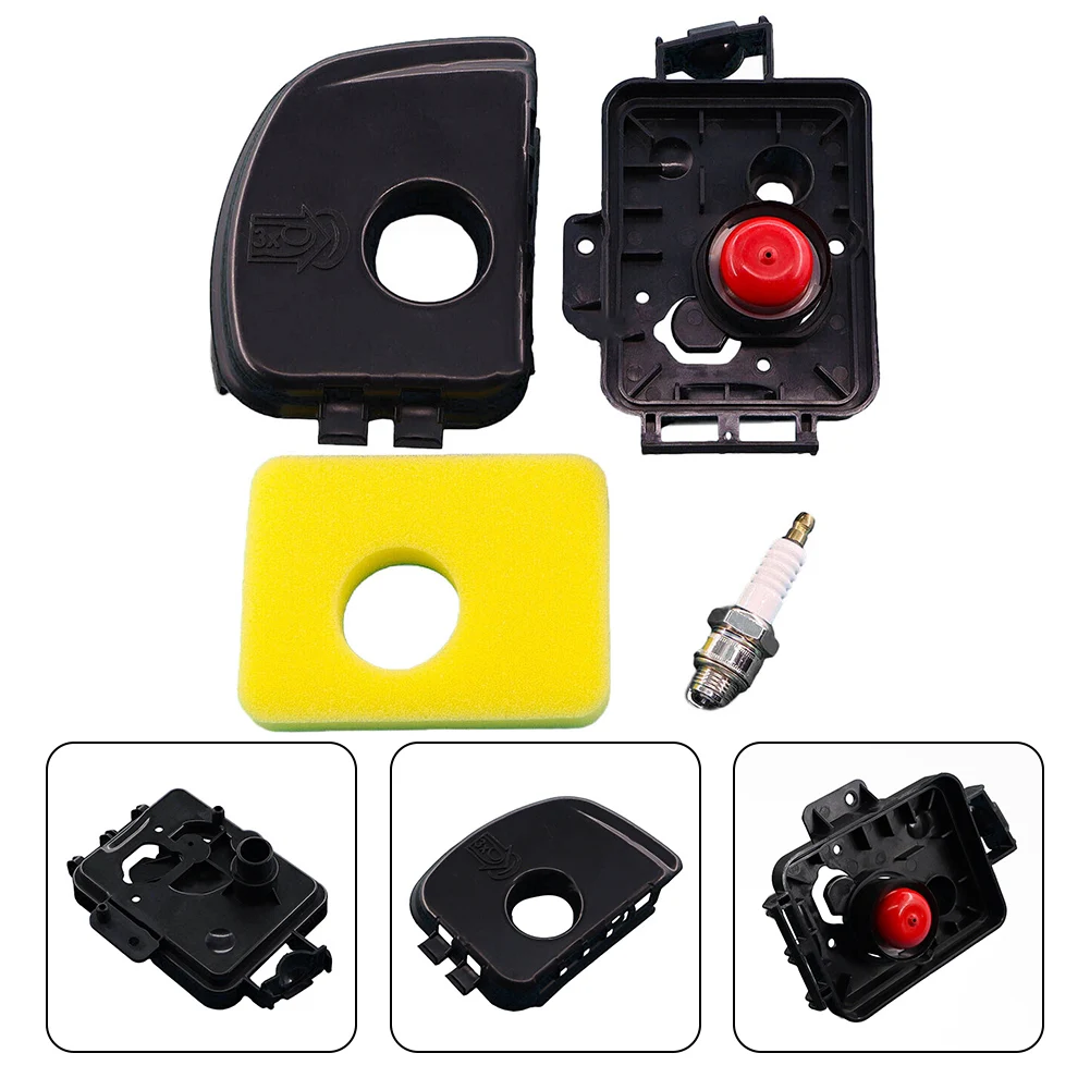 A Collection of Engine Maintenance Tools Featuring Essential Filters and Covers Tailored to Fit Multiple Models