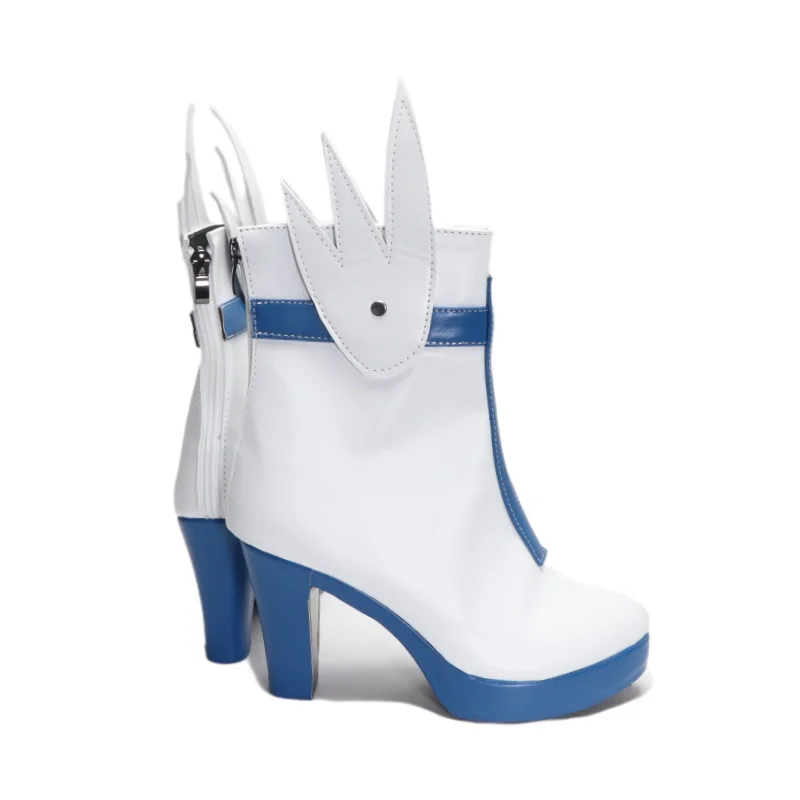 Nonoa 2,5 Dimensionale Verführung Cosplay Stiefel Schuhe Anime Leder Uniform Schuhe Halloween Party für Frauen