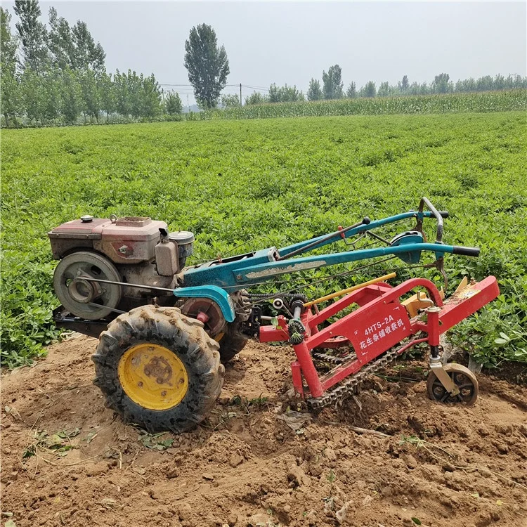 Full Automatic groundnut harvesting machine peanut picker Potato Onion garlic harvester carrot digging machine peanut harvester