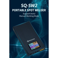 New SEQURE SQ-SW2 Mini Portable Rechargeable Spot Welding Machine LCD Color Screen Display DIY Battery Pack Welding,EU Plug