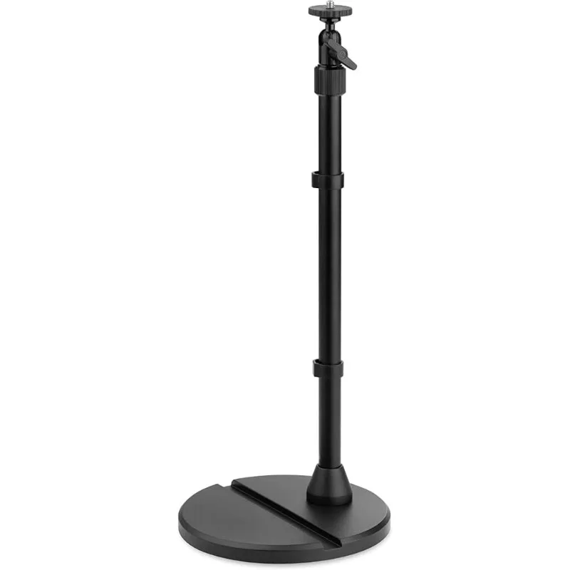 Mini Mount – Versatile Desktop Stand extendable up to 64 cm/25.2 in, Fully Adjustable, Phone Holder with Cold Shoe Mount