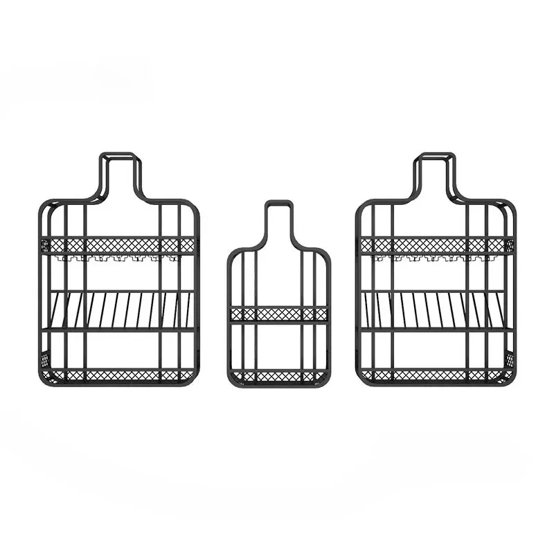 

Современные железные барные шкафы, настенные ресторанные винные шкафы, креативная настенная витрина для вина, светящаяся винная стойка, мебель B