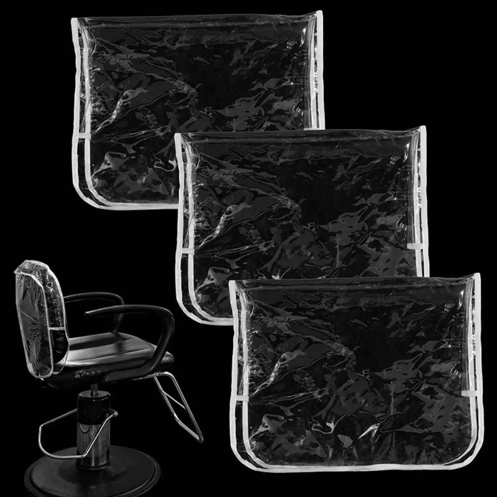 Salon Chair Back Cover Clear Hairdressing Backrest Cover Beauty Equipment Sturdy Multipurpose Styling Chair