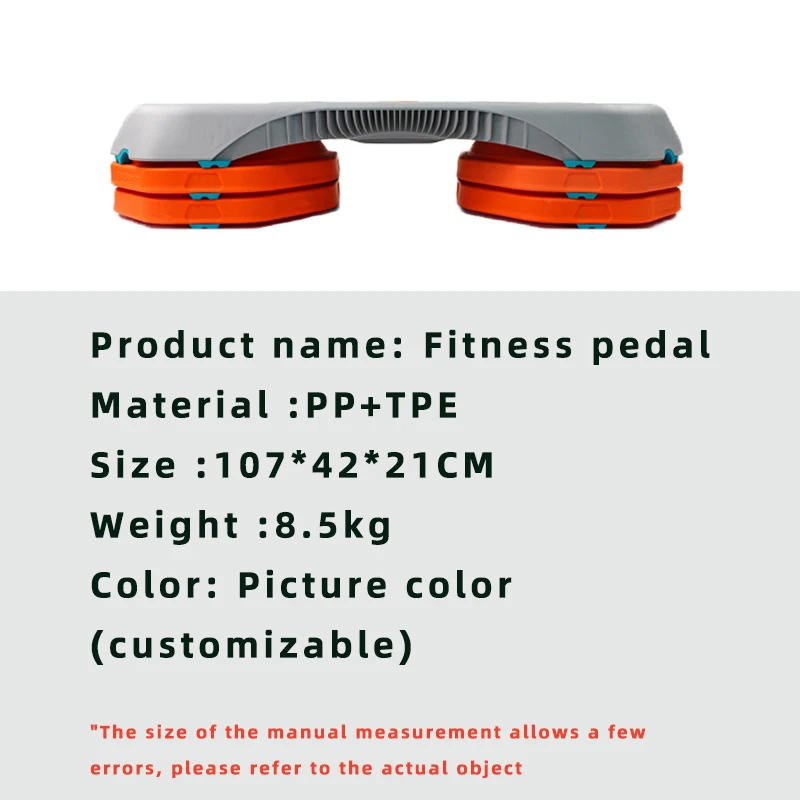 Adjustable Exercise Stepper Platform Sports Fitness Gym Training Step Equipment
