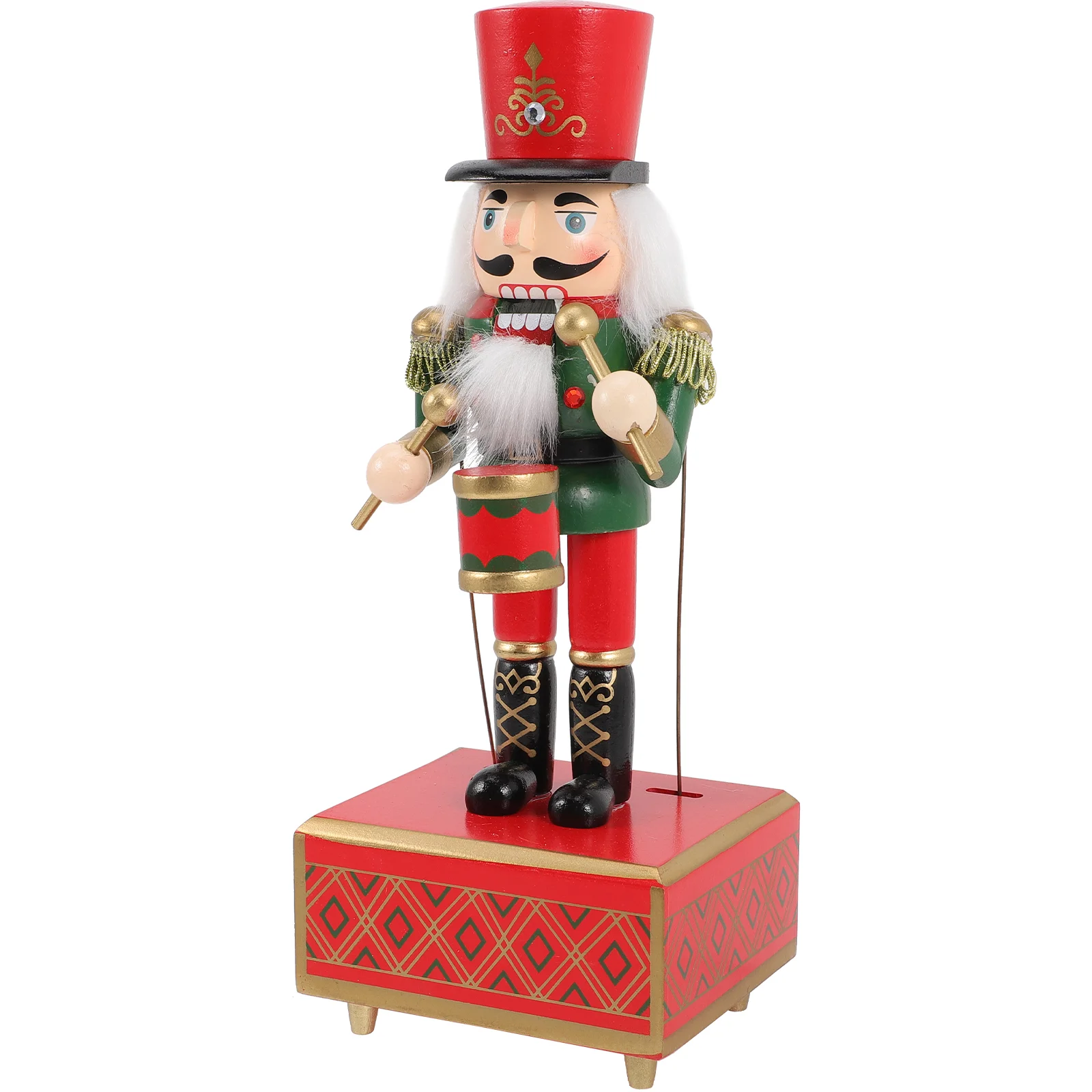 

Christmas Lights Nutcracker Xmas Ornaments Music Boxes Work Outdoor Decorations