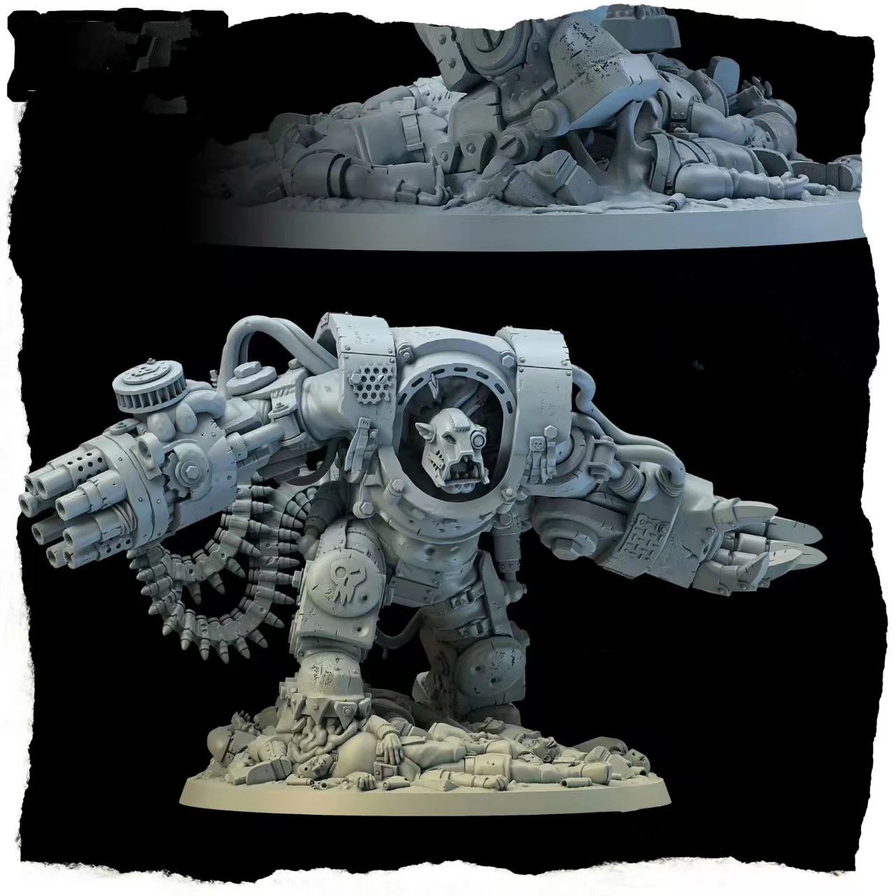 Resin Kit Wargame 28523 Orc Bone Uncle