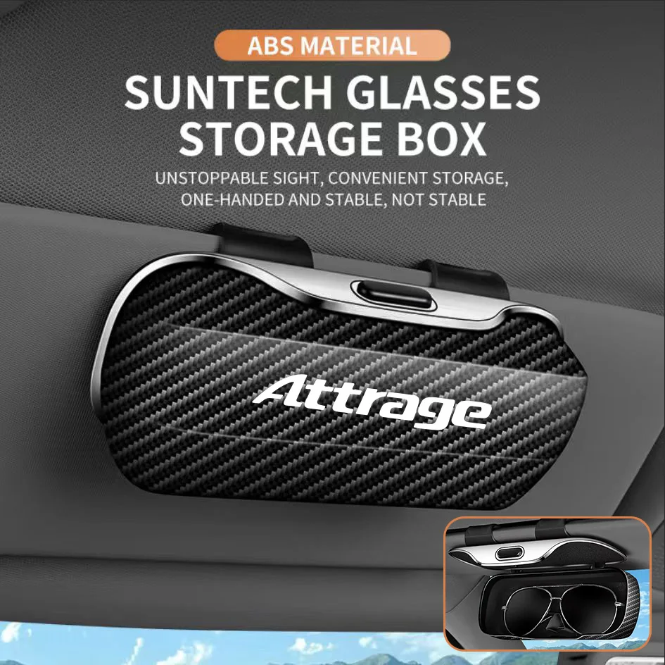 

Car Visor Glasses Holder Magnetic Sunglasses Storage Box For Mitsubishi Lancer ASX Pajero Mirage Attrage Xpander Outlander