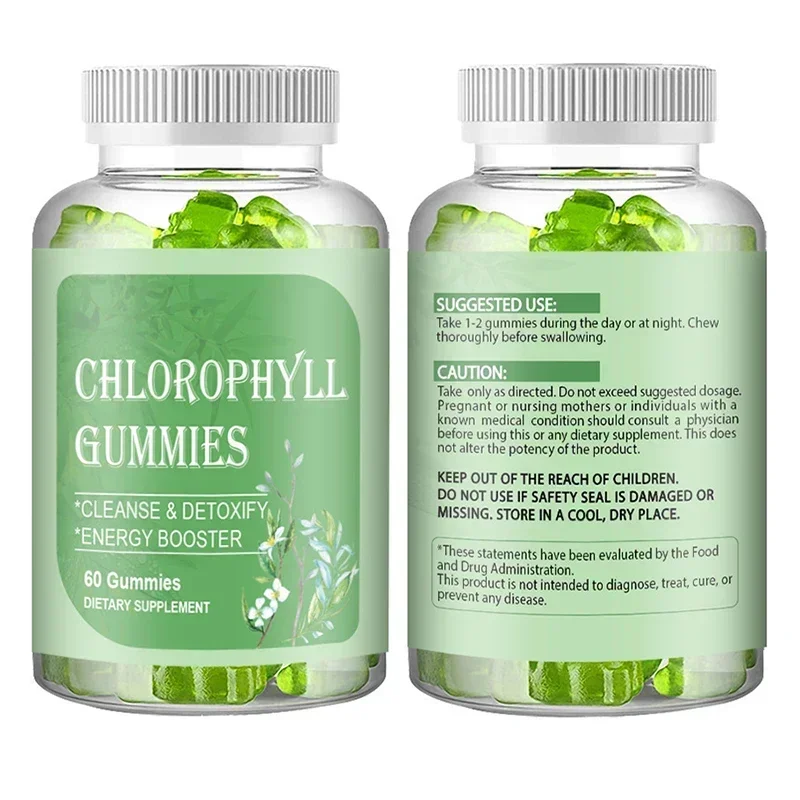 1 bottle of chlorophyll beauty and brightening promoting metabolic health food