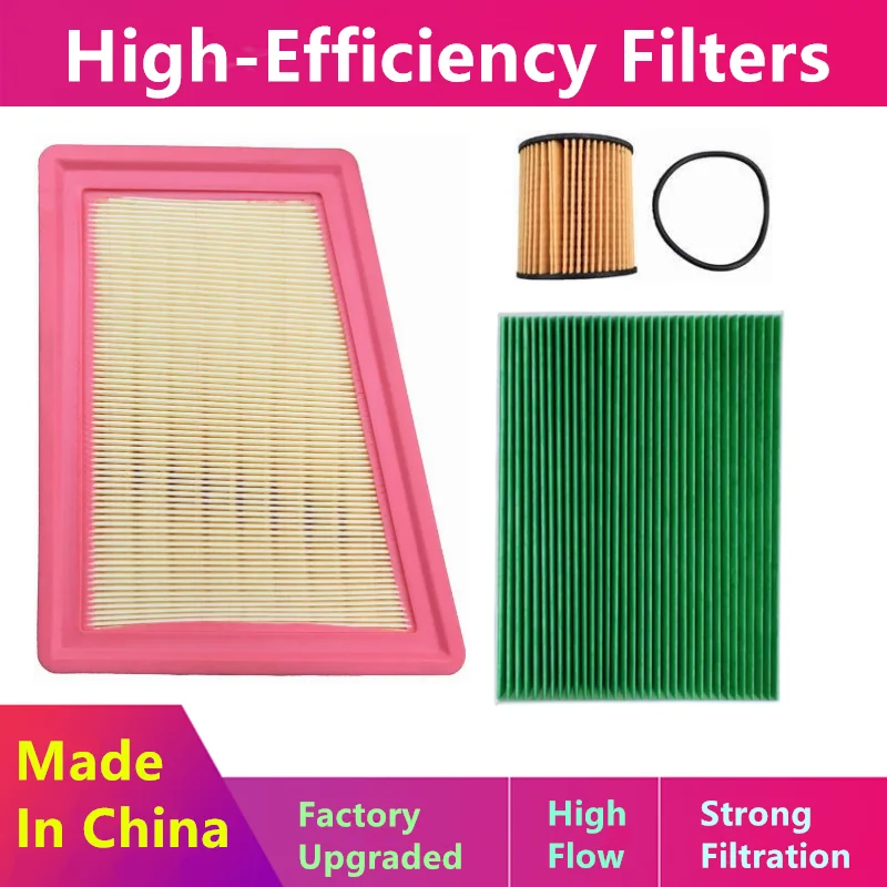 3pcs/ For Dongfeng Fengxing Jingyi X5 2nd Generation 2.0l 1.6l 1.5t 1.3t/Oil Filter, Air Filter, Air Conditioner Filt/Auto Parts