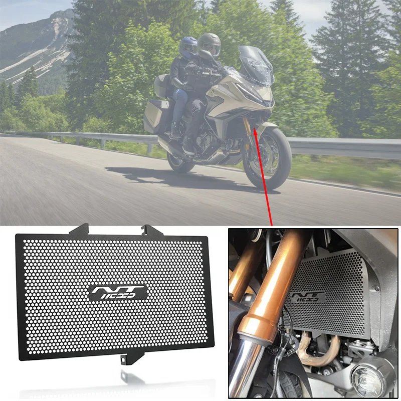 

Motorcycle Radiator Protective Cover Grill Guard Grille Water Tank Protector For Honda NT1100 NT 1100 DCT 2021 2022 2023 2024 25