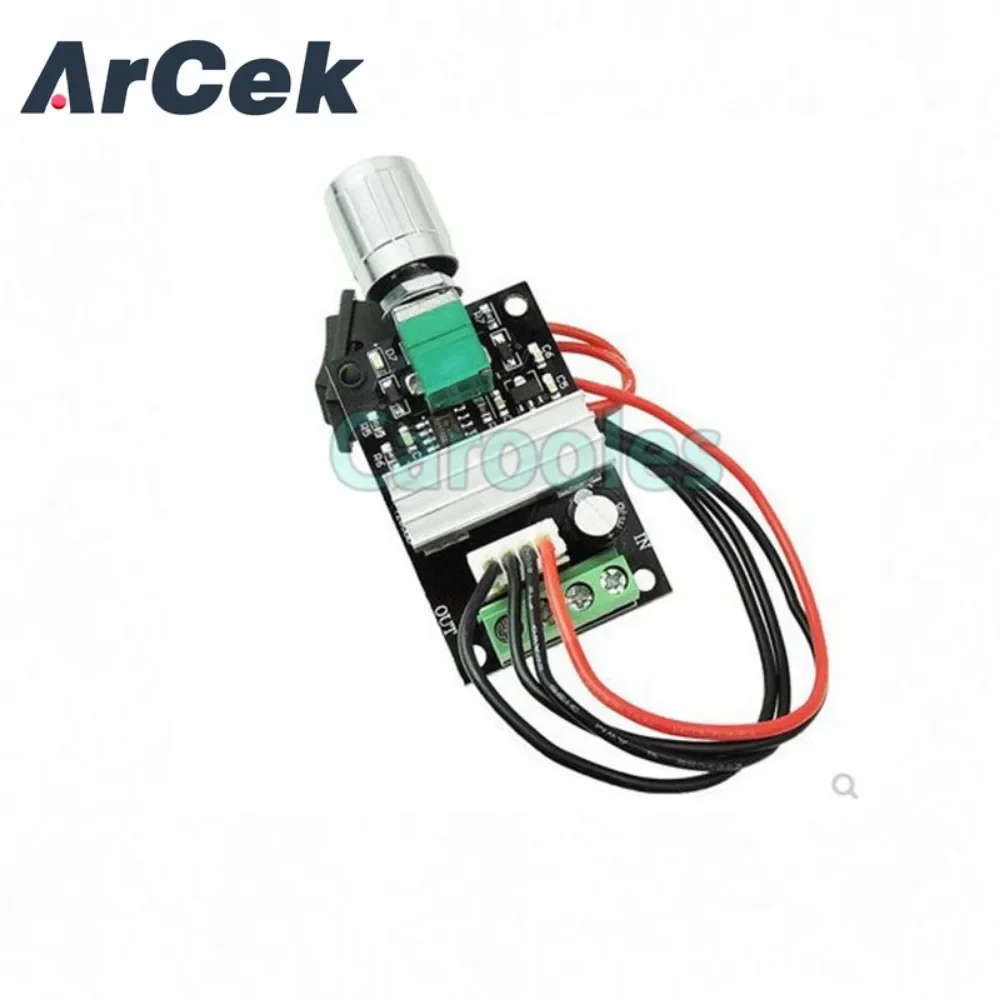 DC 6V 12V 24V 3A 80W PWM Motor Speed Control Adjustable Reversible Switch Regulator Board Governor Controller Module LED