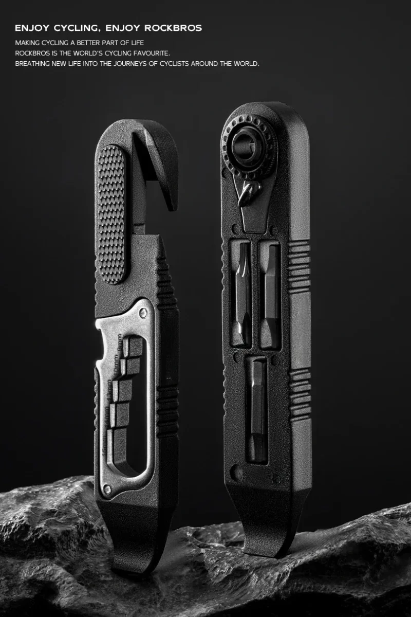 

Multifunctional Portable Bicycle Wrench Set High Strength Bicycle Tire Levers Ratchet Wrench Kit Bike Tire Prying Rod