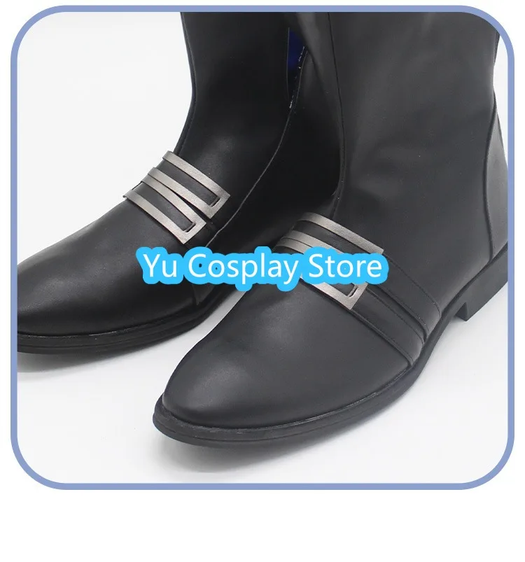 Chaussures de Cosplay en Cuir PU sur Mesure, Bottes de Carnaval d'Halloween, Accessoires de Jeu d'Archevaliers