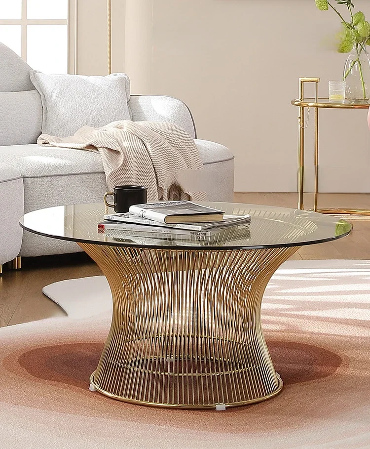 Coffee Table Italian Minimalist Light Luxury Silent Style Mid-Ancient Ins Wind Net Red Coffee Table