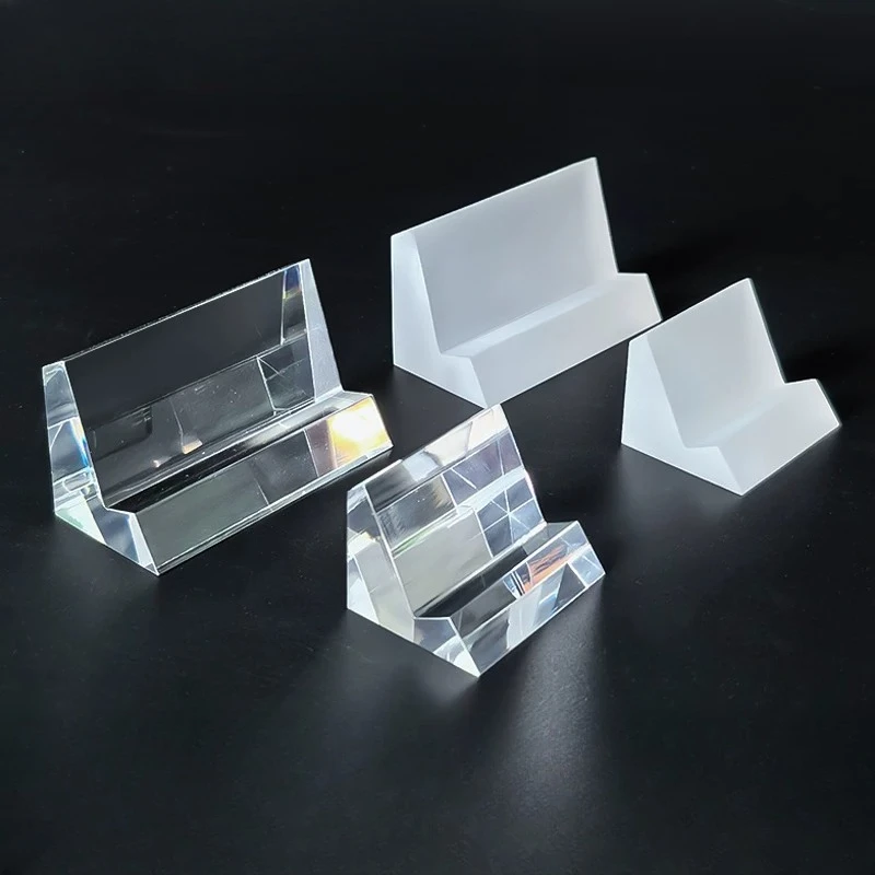2PCS Small Acrylic Stand—features An Angled Non-slip Design Suitable For Small Collectibles Ceramics Tabletop Ornaments