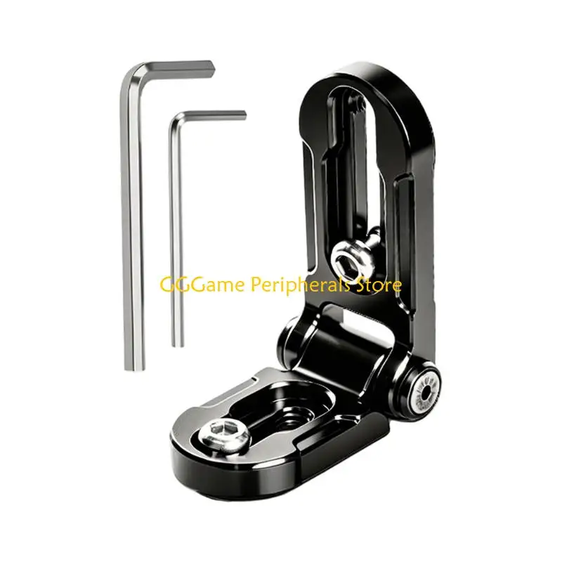U55B Foldable L Quick Release Mount Base 1/4 Thread for Video Monitor Support