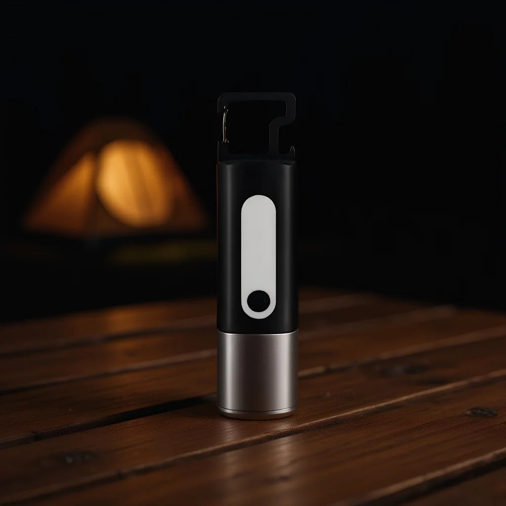 

1pc Portable Work Light USB Rechargeable High Power LED Flashlight Built in Battery Multifunction Zoom Lantern with Side Lamp