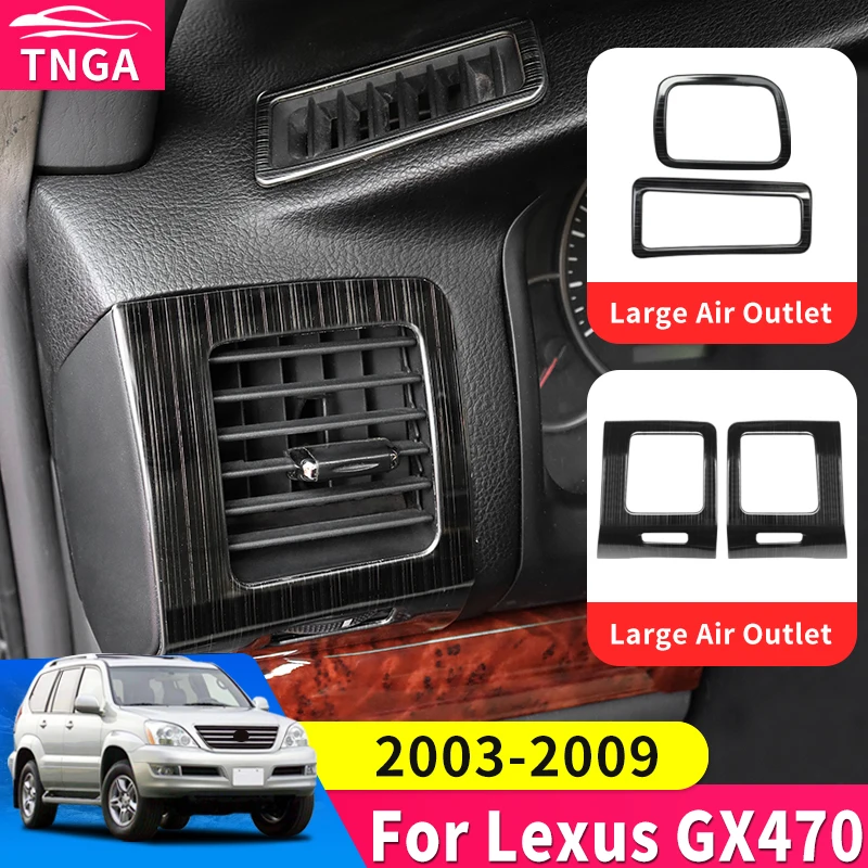 2003-2009 For Lexus GX470 GX Air Conditioning Outlet Decoration Frame Interior Decoration Modification Upgrade Patch Accessories