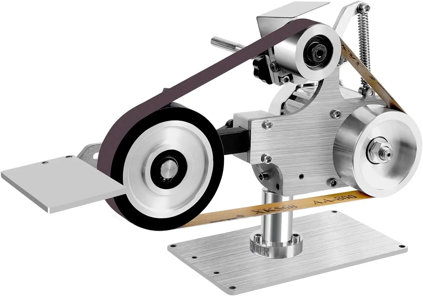 

1 x 30 Inch Belt Sander - Vertical & Horizontal Use | 5000rpm Variable Speed | Rotating Sanding Angle - Electric Sanding Polishing Sharpener Belt Grinder Belt Sander for Knife Making