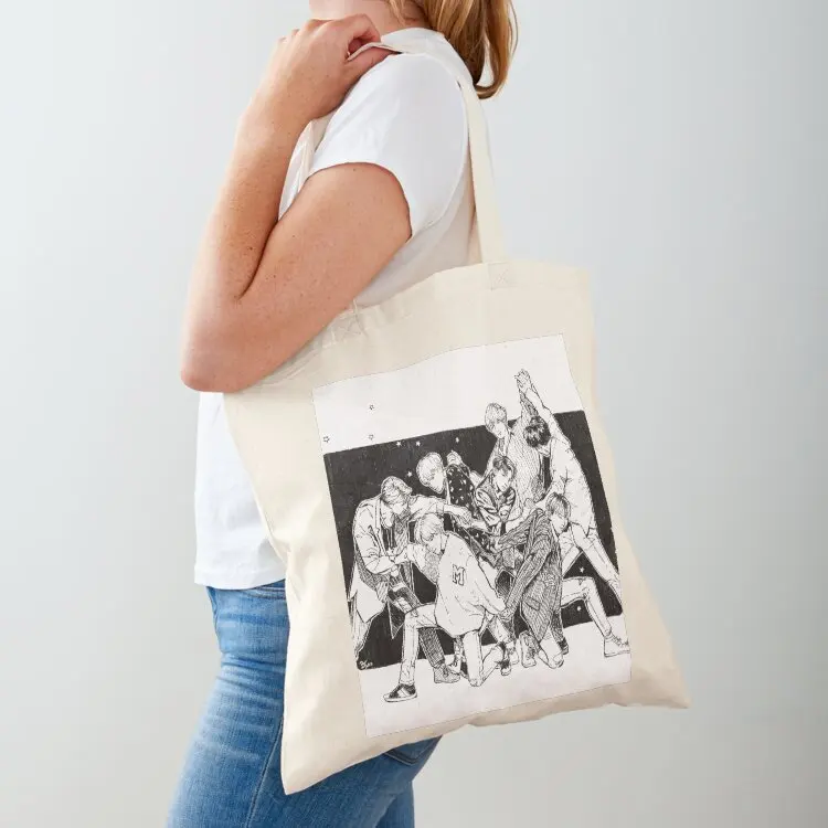 

DNA double helix inktober Tote Bag custom tote the woman reusable grocery bags