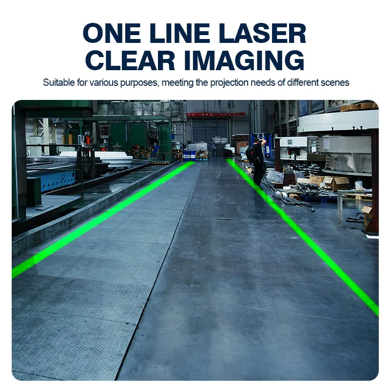 High Bright Line Beam Laser Projector Industrial Warehouse Warning Light Infrared Spotlight For Workshop Factory Marking