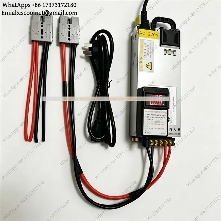 JS02 3-15v 60A100A Lithium Iron Phosphate Charger Ternary Lithium Lead-acid Battery RV Charging Current And Voltage Adjustable