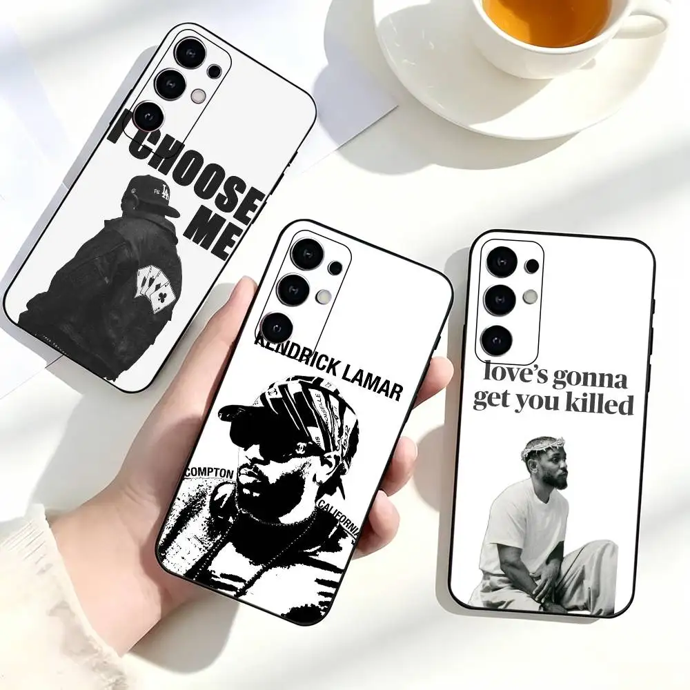 Rapper K-Kendrick Lamar Fashion  Phone Case Black Silicone Soft For Samsung S25,S24,S21,S22,S23,S30,Ultra,S20,Plus,Fe,Lite
