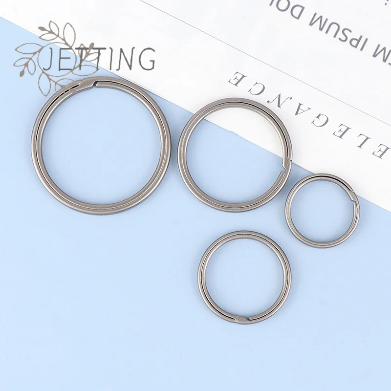 حار 1 قطعة التيتانيوم حلقة رئيسية سبائك التيتانيوم سيارة مفتاح سلسلة في الهواء الطلق الذكور الإبداع هدية أداة صغيرة اكسسوارات السيارات المفاتيح #3