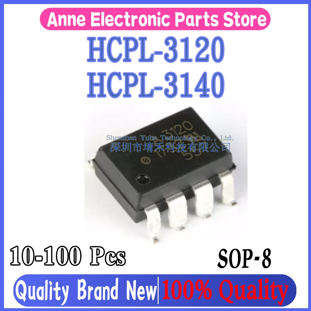 (10piece)100% New HCPL-3120 HCPL3120 A3120 HCPL-3140 HCPL3140 A3140 SOP-8