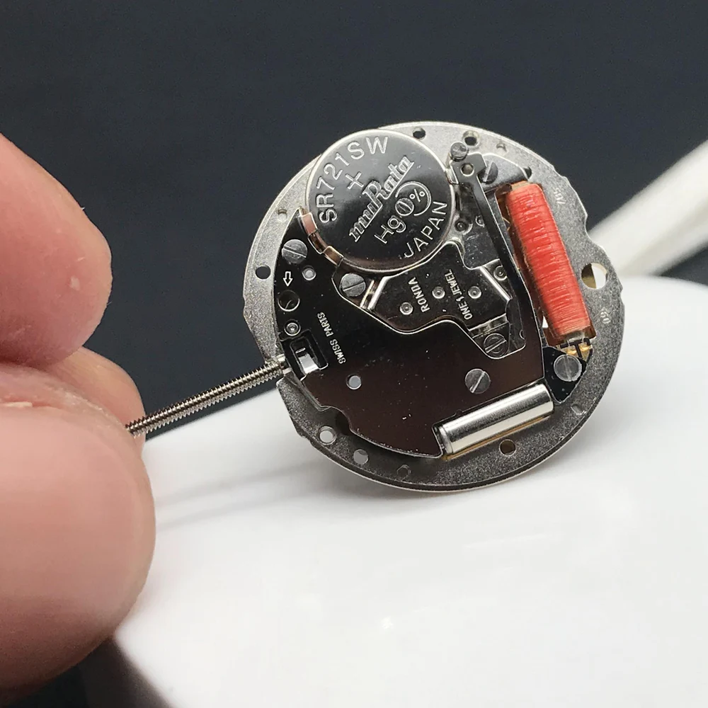 785-6 Ronda Quartz Watch Movement Wristwatch Mechanism Steel Replacement Parts Original Accessory Small Parts