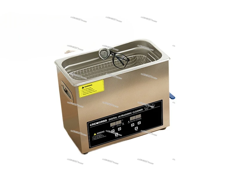 Large Ultrasonic Cleaner, Professional Industrial Automatic Cleaning Machine, Carburetors, Instrument Parts, 22L, Total 1080W