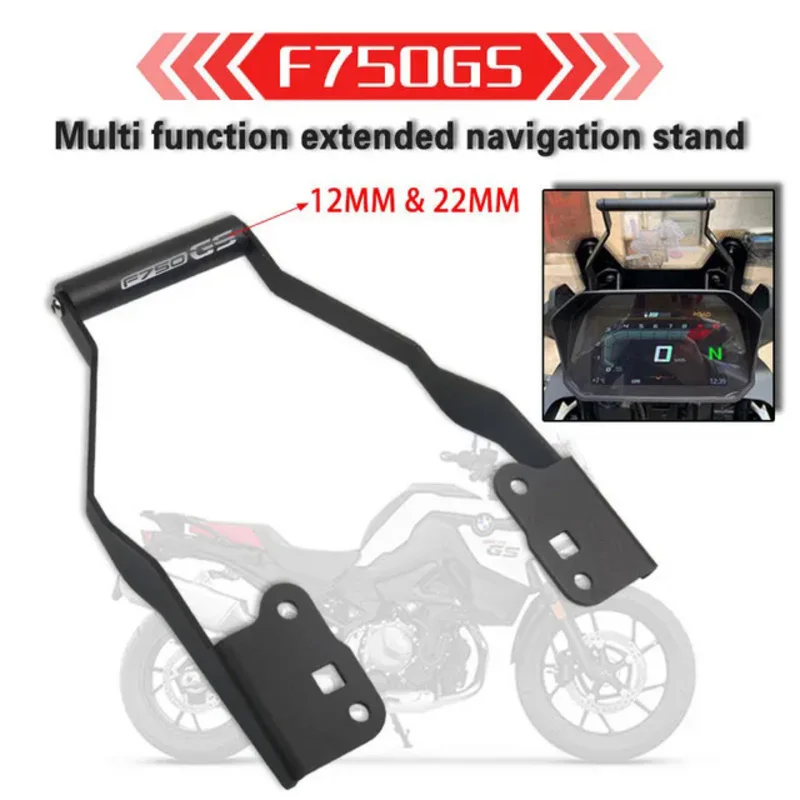 accesorios para moto Motorcycle GPS/Smartphone Navigation GPS Plate Bracket Adapt Holder Motor Part for BMW F750GS F850GS F750 8