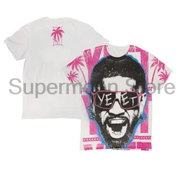 Jey Uso Yeet Pink Shades T-Shirts Crewneck Short Sleeve White Tee Women Men Streetwear Tops Hip Hop Clothes