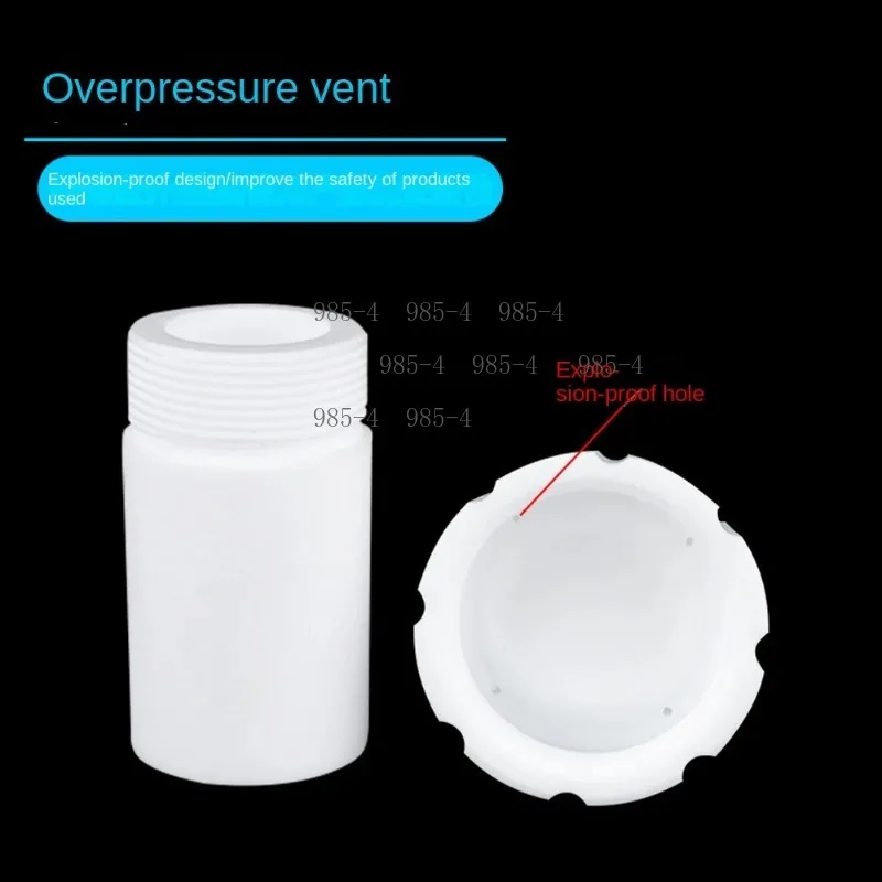 Full Tetrafluoroethylene Digestion Tank COD Microwave PTFE Reaction Vessel