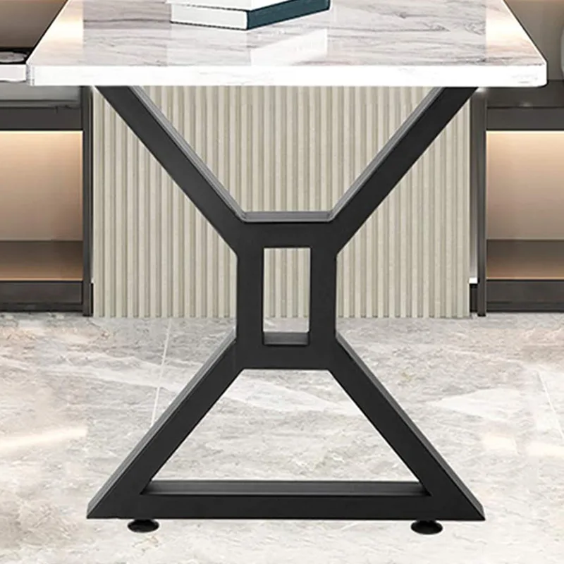 Light Luxury Iron Art Desk Support Leg Metal Table Foot Bar Computer Large Board Baking Paint Table Foot Accessories