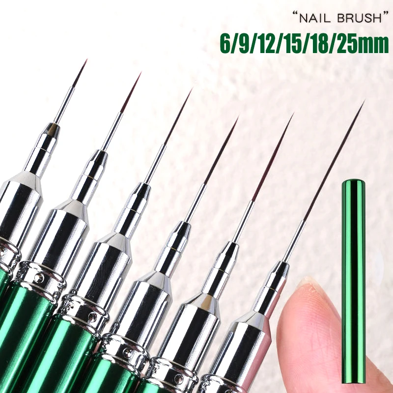 

Nail Art Liner Brush UV Gel Nail Brushes French Stripe Line Painting Drawing Flower Design Pen DIY Professional Manicure Tool