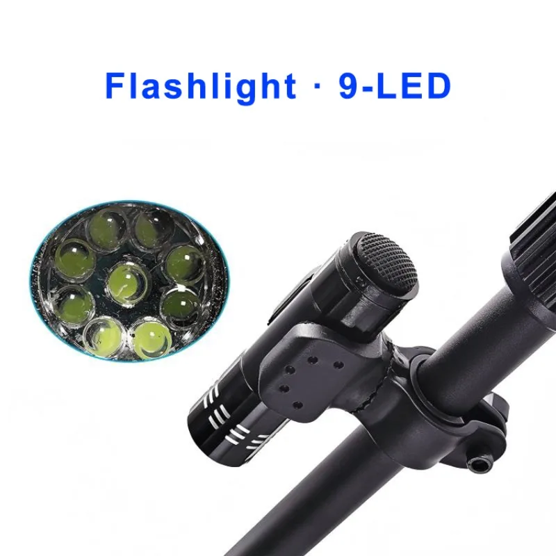 Portable V3 underbody inspection tool for foreign body detection, durable round mirror for safe use