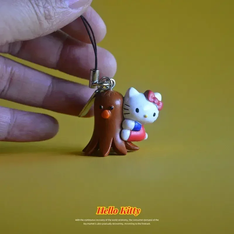 

Милый кот Hello Kitty фигурка брелок сумка кулон детский подарок