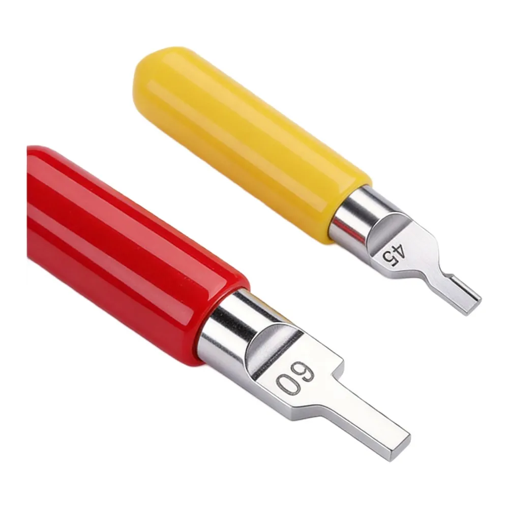 Dual Angle Model Chamfer Scraper Alloy Edge Finishing Tool For Plastic Hobby Kit Seam Removal And Precision Detailing Hand Tools