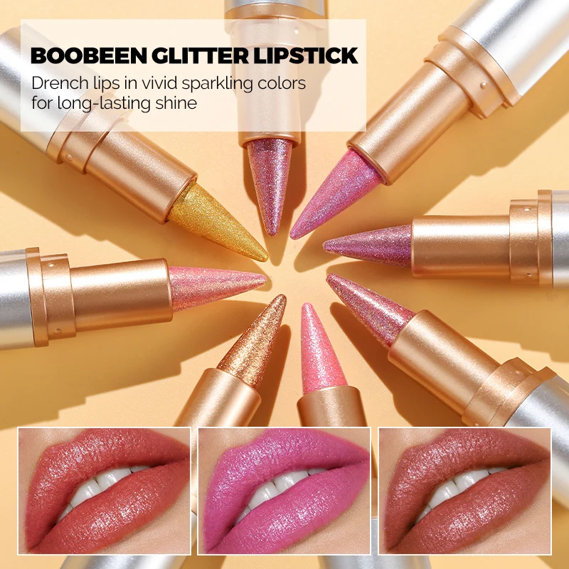 أحمر شفاه متألق من AVIERLL - يدوم طويلاً، مقاوم للماء بألوان نابضة بالحياة - هدية مثالية لعيد الحب لها