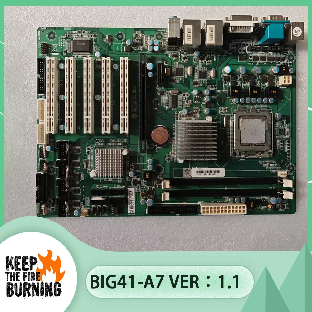 

BIG41-A7 VER：1.1 Dual port industrial control motherboard SYM76941VGGA