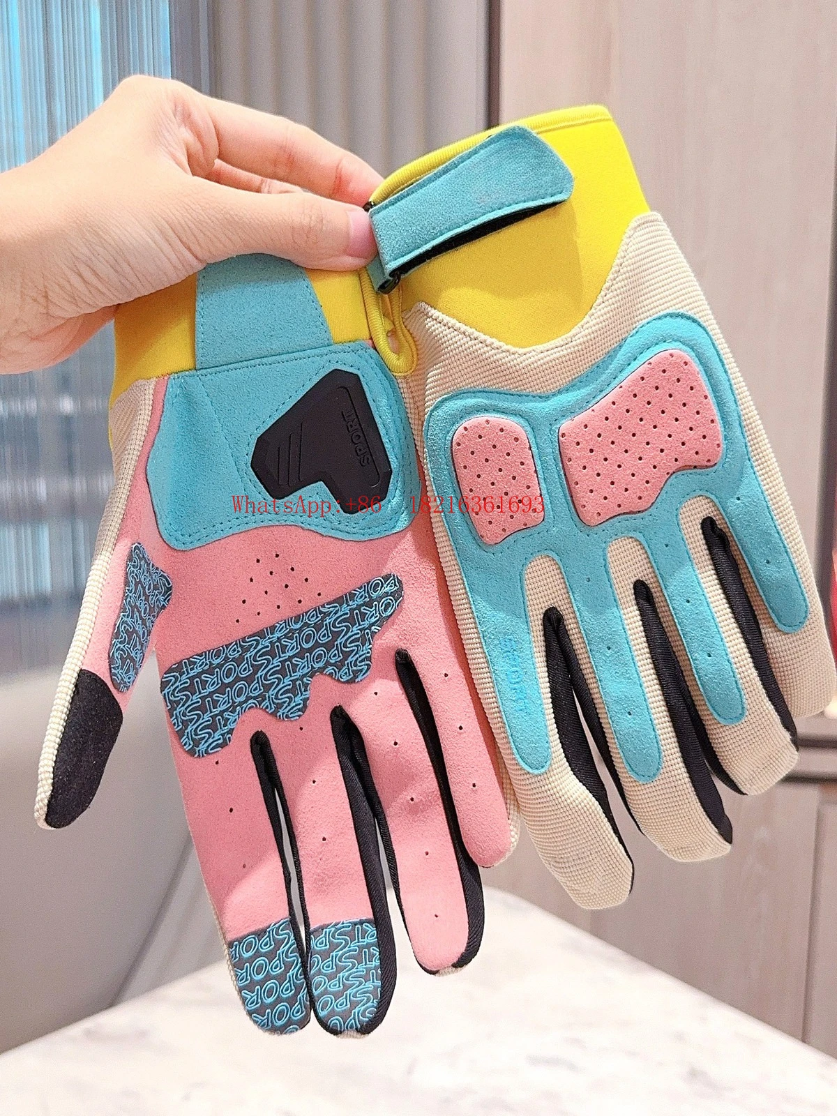 Autumn and Winter Riding Gloves Retro Outdoor Locomotive Equipment Riding Thickened Anti-scratch Wear-resistant Breathable