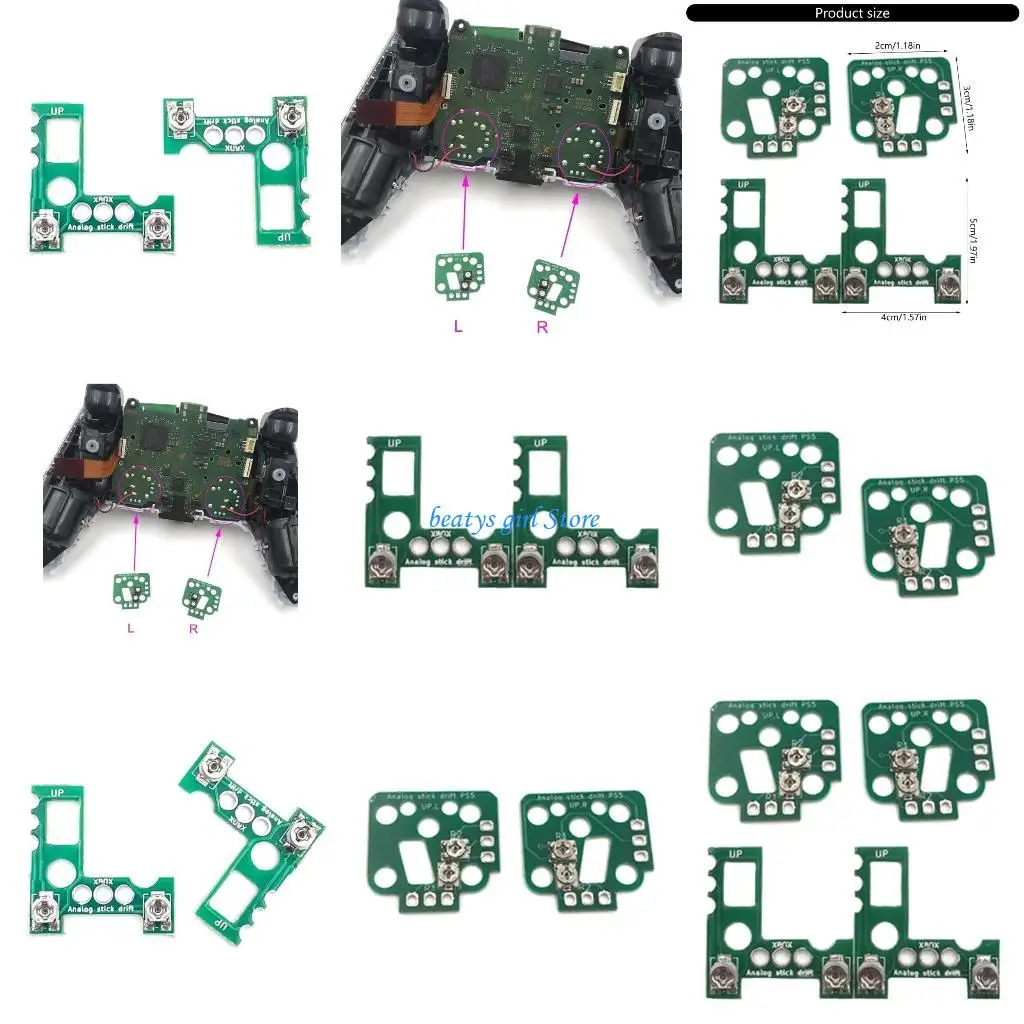 

C7AB Joystick Drift Repair Reset Module for Controllers Gamepad Precise Control Reset, Calibration Module Improved Accuracy