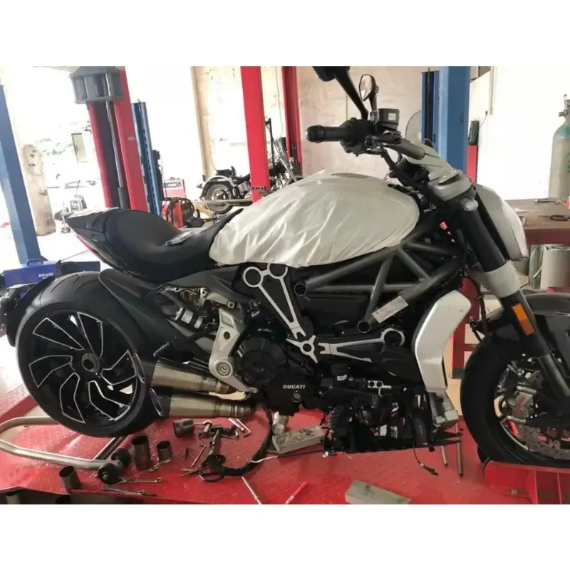 

FBVV AK Motorcycle Exhaust Pipe System for 2019 Diavel 1260 & 1260 S and XDiaval 1260 2016-2019