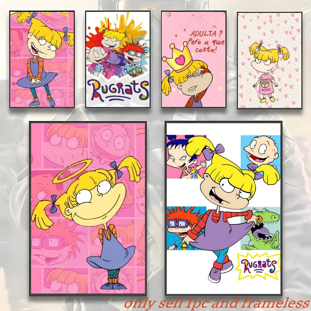 Funny Cartoon Anime R-Rugrats Poster HD Poster Wall Art interior Hallway Home Decoration Holiday Gifts