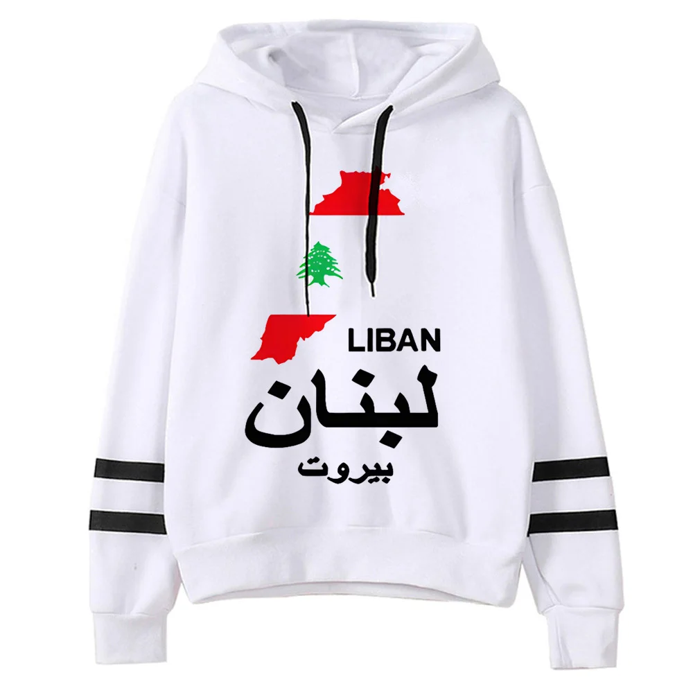 Lebanon hoodie trendy casual wear pattern streetwear anime sweater harajuku women hoddie anime youthful patterned trendy