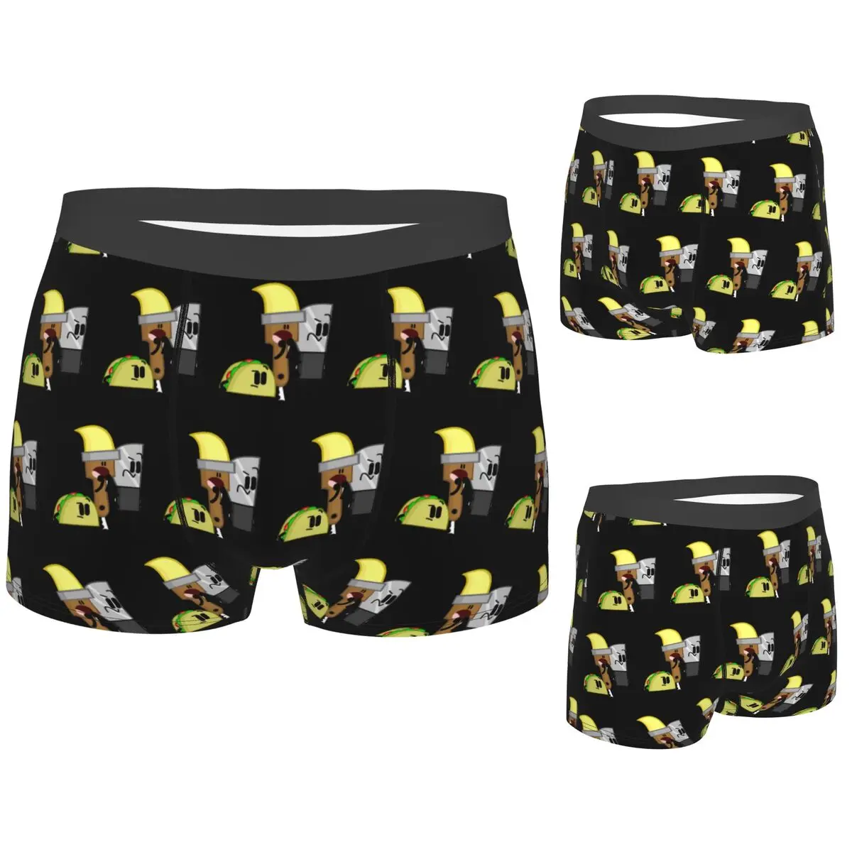 

Boxer Underpants Shorts BFDI Inanimate Insanity , All Characters Panties Male Comfortable Underwear for Homme Man Boyfriend Gift