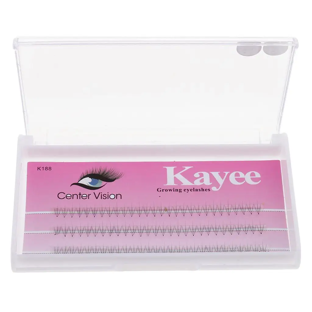 Natürliches schwarzes individuelles falsches Verlängerungs-Make-up, 8 mm, 10 mm, 12 mm, Dicke: 0,07 mm