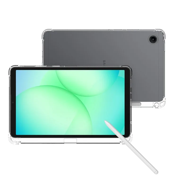 

Для Samsung Galaxy Tab A11 8,7 "A11+ Plus 11 дюймов 2025 Чехол Airbag Мягкий ТПУ Планшет Funda SM-X130 X230 X233 Чехол с гнездом для карандашей
